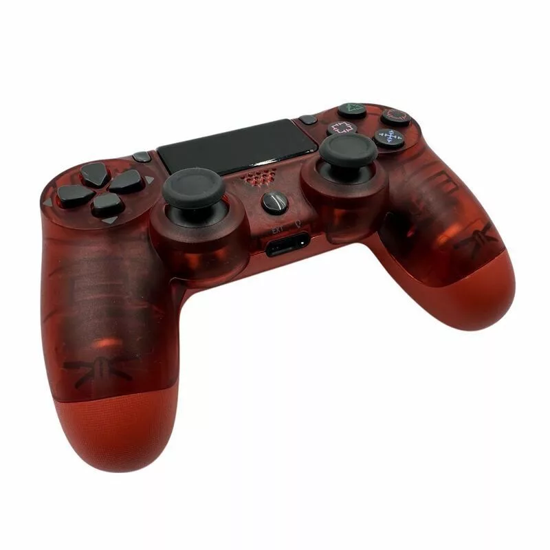 GameBox P4 juhtmevaba vibratsiooniga Bluetooth-kontroller PlayStation 4 / PC / TV / TV Box jaoks, läbipaistev