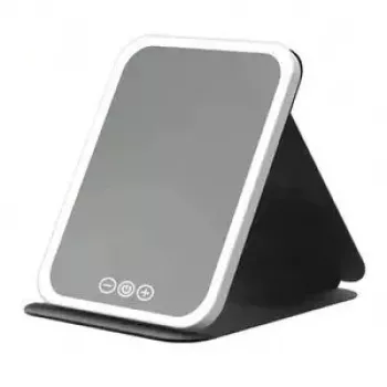 iWear Kokkupandav Meigipeegel Kolmevärvilise LED-taustvalgustuse ja Nutika Puuteekraaniga 15x21,3 cm