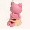 Kiddyz NL2 Space Froggy Kids Night Light Desk Lamp (20x10cm) with USB Power & Pencil Sharpener Pink