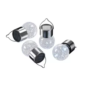 Elight Garden Decor Solar IP65 LED Solo Lantern Hanging Bulb Style (9x6cm) with Dark Sensor