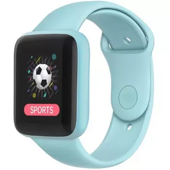 iWear M7 Smart & Fit Watch Full Touch 1.3 inch IPS, meedia juhtimine, pulss, vererõhk, helesinine