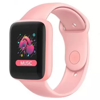 iWear M7 Smart & Fit Watch Full Touch 1.3 tolli IPS, meedia juhtimine, pulss, vererõhk, sotsiaalne roosa
