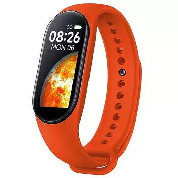 iWear SM7 Nutikas Käevõru 0.96 inch TFT Fitness Tracker IP67 Südame löögisageduse ja vererõhu mõõtmise, une jälgimise, sotsiaalsete teadetega, Punane