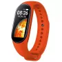 iWear SM7 Nutikas Käevõru 0.96 inch TFT Fitness Tracker IP67 Südame löögisageduse ja vererõhu mõõtmise, une jälgimise, sotsiaalsete teadetega, Punane