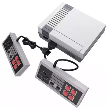 GameBox R6 8-Bit Retro TV AV RCA Analog Game Console with Dual Controllers with 620 Built-In Games