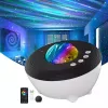 Elight J1 Aurora projektor atmosfäärihelide ja Bluetooth-kõlariga, nutikas Wi-Fi Bluetoothi rakenduse juhtimine, valge