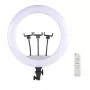 Elight SR18 45cm LED Light Ring with 3x Smartphone Holder + 220V Adapter + BT Remote Black