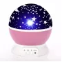 Elight L1 2in1 Star Sky Projector ja Öölamp 4x AAA / USB-kaabliga 220V Toide Roosa