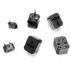 iLike CP TR1 Network 3in1 Multi-Adapter UK 3-Pin - Euro 2pin - US (USA) - Asia + Storage Case Black