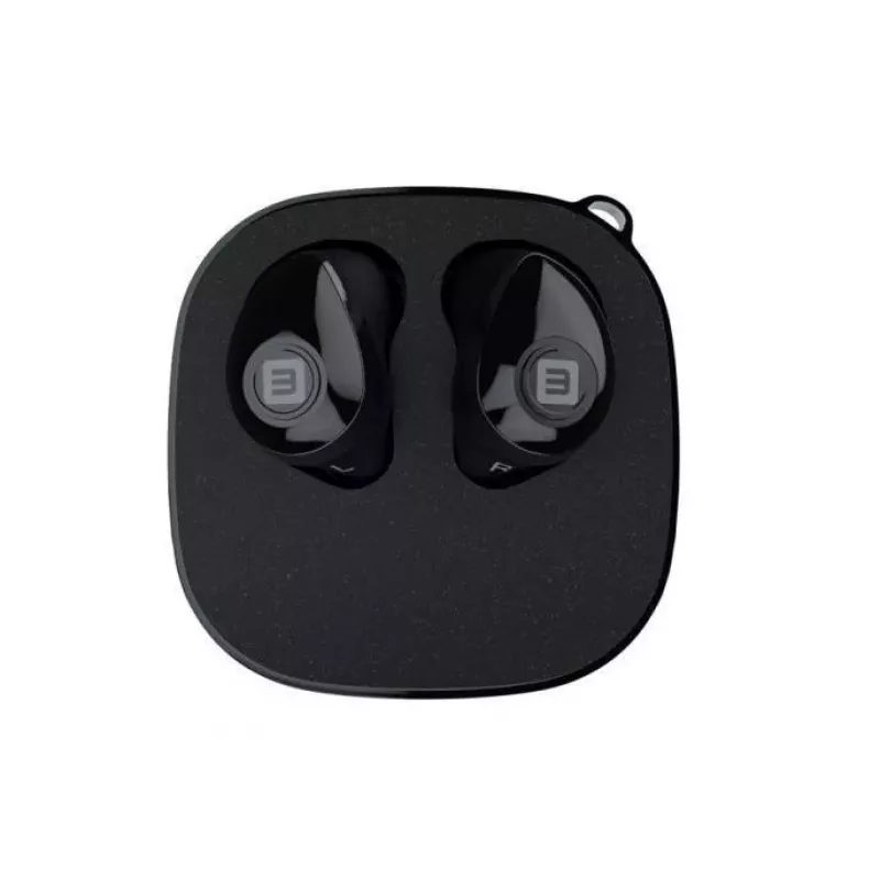 EVELATUS EBE01BK True Wireless Stereo In-Ear Bluetooth 5.0 kõrvaklapid laadimiskarbiga, IPX4, must