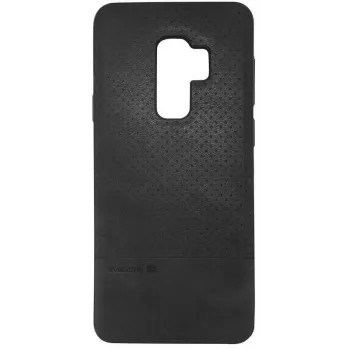 Evelatus Samsung Galaxy S9 Plus TPU-ümbris metallplaadiga magnetilise autohoidiku jaoks, must