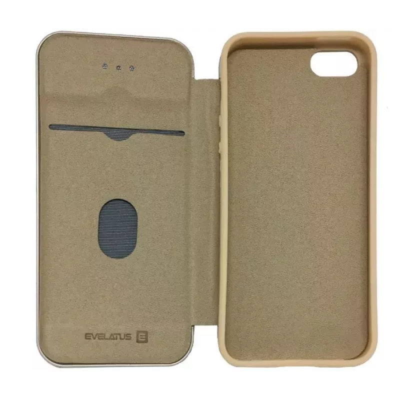 Evelatus Book Case for Xiaomi Redmi 6 Pro / Mi A2 Lite, Gold