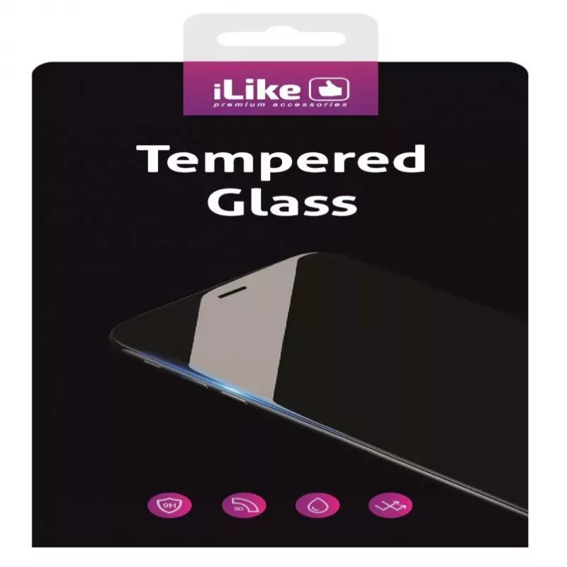 iLike 3D Curved Tempered Glass Screen Protector for Apple iPhone 7 / iPhone 8 - White