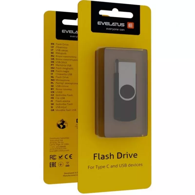 Evelatus USB Flash to Type C EFD02 64GB Must