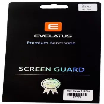 Evelatus Samsung Galaxy S10 Plus TPU-ekraanikaitsekile
