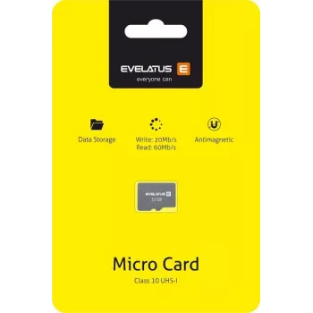 Evelatus Universal Micro SD Card 32GB 3.0 EMC01