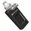 Evelatus USB Flash 4in1 64GB EFD03 (USB, Micro, Type C ja iPhone) Must