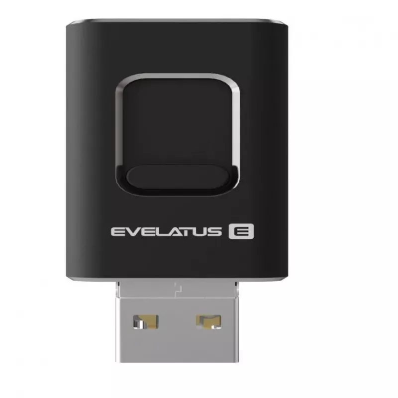 Evelatus USB Flash 4in1 64GB EFD03 (USB, Micro, Type C ja iPhone) Must