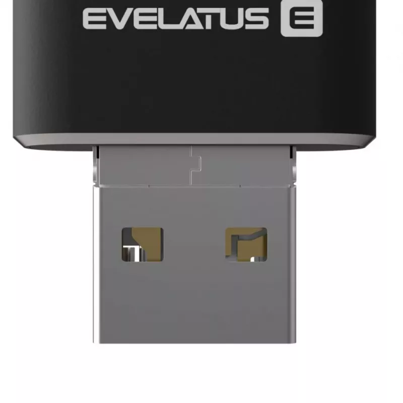 Evelatus USB Flash 4in1 64GB EFD03 (USB, Micro, Type C ja iPhone) Must