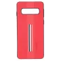 Evelatus Samsung Galaxy S10 Dazzel Red Tagakaas - TPU & PC lööke neelav ümbris sädeleva efektiga