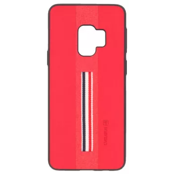 Evelatus Samsung Galaxy S9 Dazzle Series Tagakaas - Punane