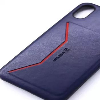 Evelatus Apple iPhone X Nobel Blue Silicone Back Cover