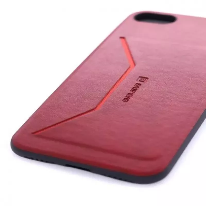 Evelatus Apple iPhone 7/8 Nobel Red Tagakaas - Pehme puudutusega silikoon