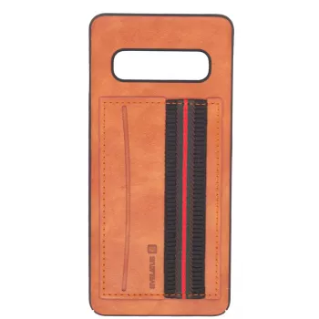 Evelatus Samsung Galaxy S10 Cubit Pruun Tagakaas