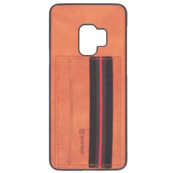 Evelatus Samsung Galaxy S9 Cubit Plastic Brown Back Cover