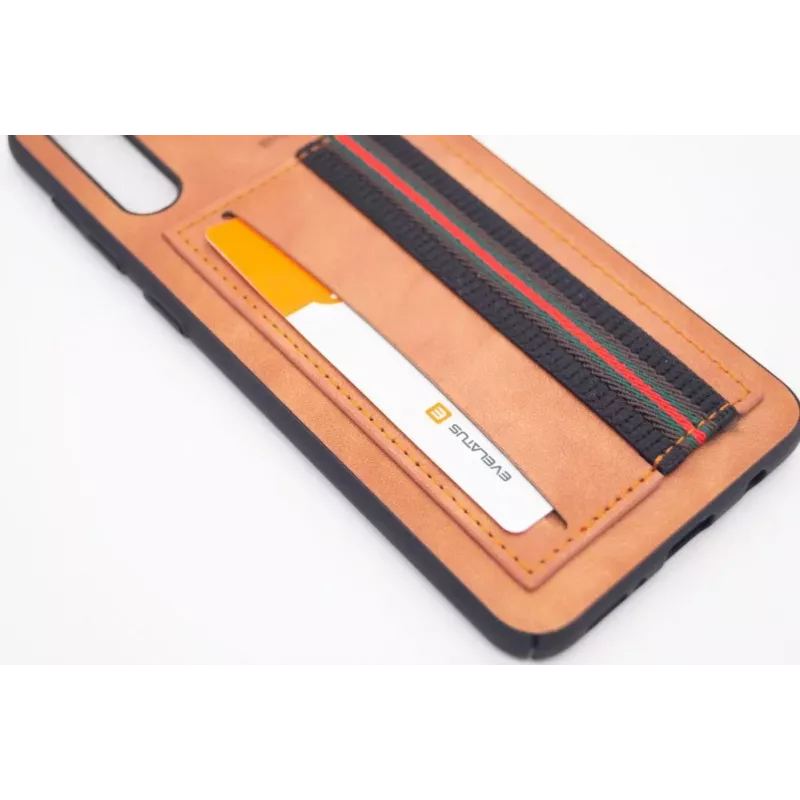 Evelatus Samsung Galaxy A50 Cubit Plastic Brown Protective Case