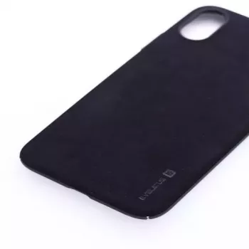 Evelatus Apple iPhone X Velvet Black Liquid Silicone Back Cover