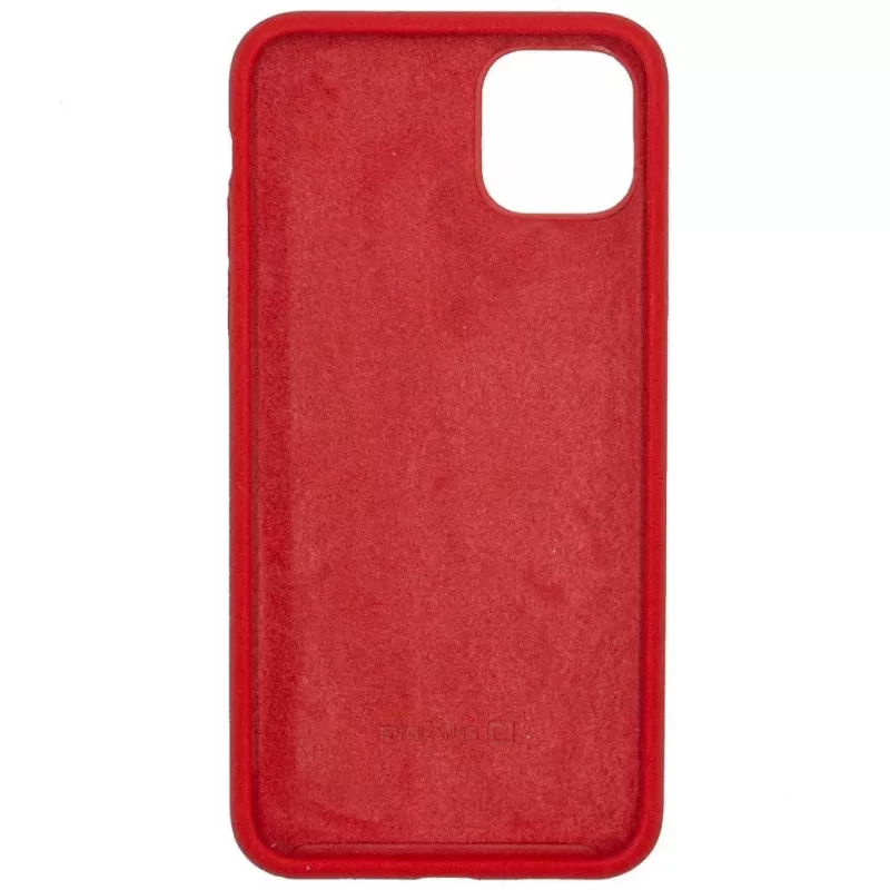 Evelatus Apple iPhone 11 Pro Max Premium Soft Touch Silicone Case Red