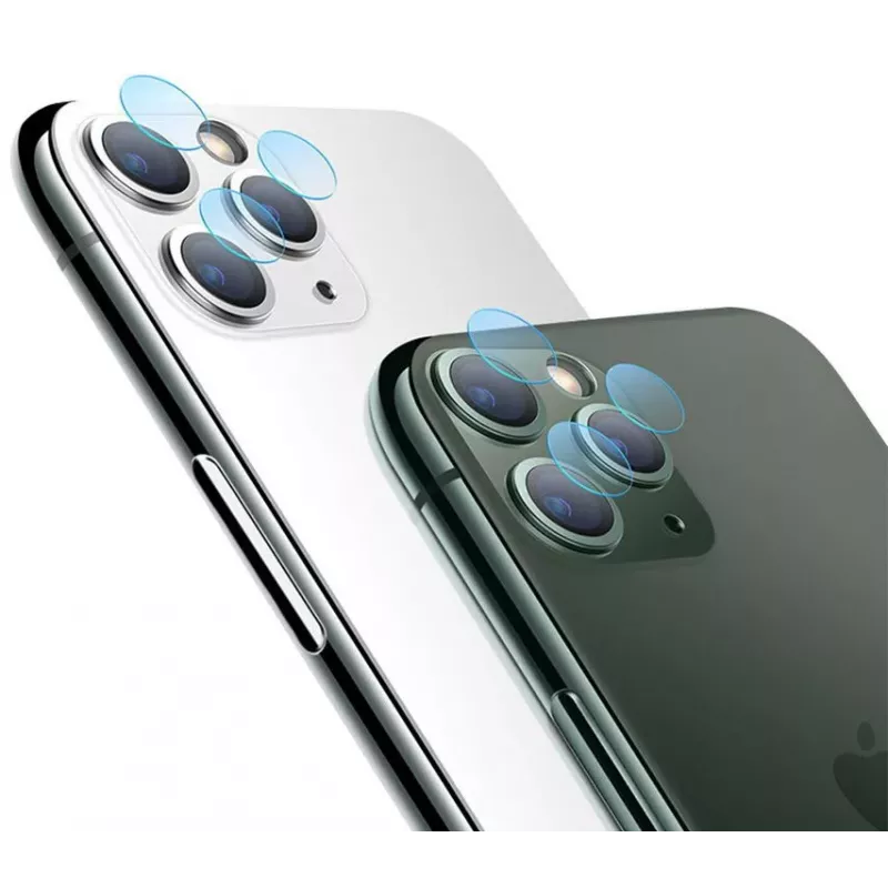 Evelatus Apple iPhone 11 Pro kaamera klaasläätsede asendus - karastatud klaas 9H