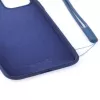 Evelatus Apple iPhone 11 Pro Soft Touch Silicone Case with Strap Dark Blue