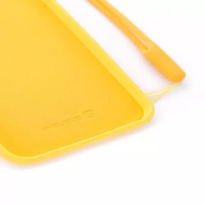Evelatus Apple iPhone X/XS Soft Touch Silicone Case with Strap Yellow