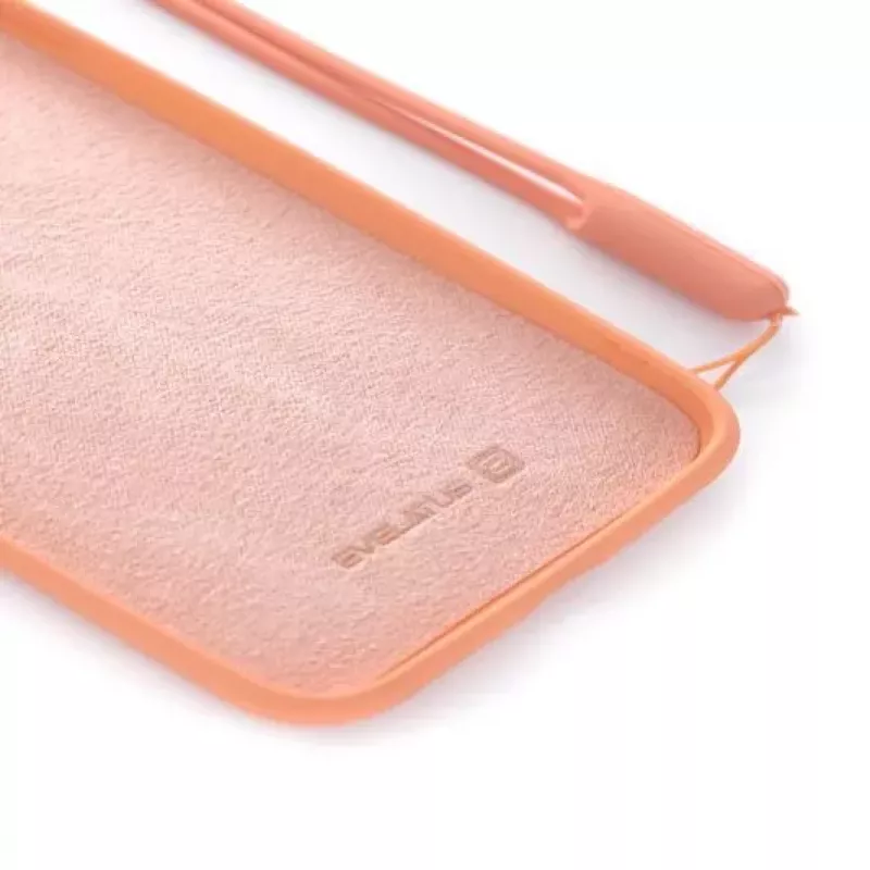 Evelatus Apple iPhone 7/8 Soft Touch Silicone Case with Strap Pink