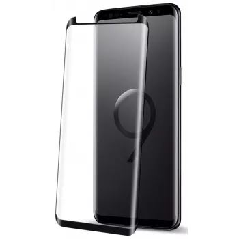 Evelatus Samsung Galaxy S9 Plus 3D Full Glue Curved Aluminosilicate Glass 9H (0.26mm) + Camera Protector