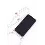 Evelatus Samsung Galaxy A70 ümbris nööriga valgete triipudega läbipaistev TPU tagakaas