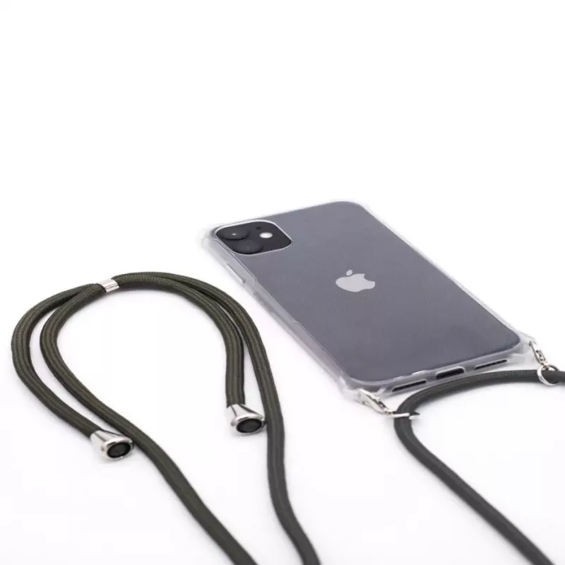 Evelatus Apple iPhone 11 Pro ümbris köiega roheline läbipaistev