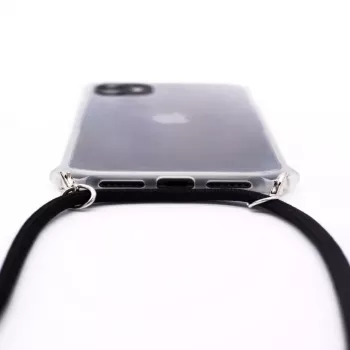 Evelatus Apple iPhone 11 Pro Max Case with Rope Black Transparent