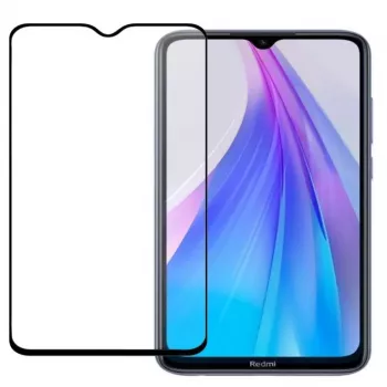Evelatus Xiaomi Redmi Note 8T 2.5D Karastatud Klaasist Ekraanikaitse (Täisliim) - Must Raam