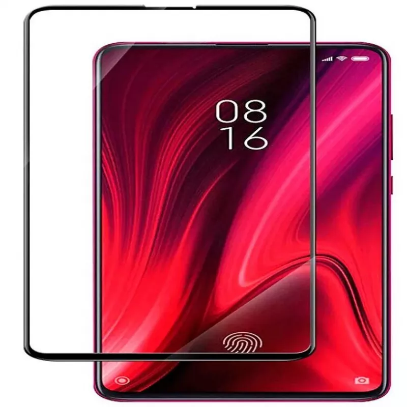 Evelatus Xiaomi Mi 9T Pro 2.5D Musta Raamiga (Täisliim) Karastatud Klaasist Ekraanikaitse