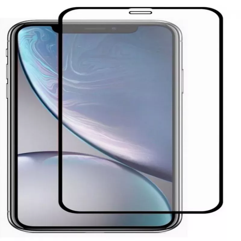 Evelatus Apple iPhone XR/11 Rubber Anti-Broken 3D Glass Full Cover Japan Glue Anti-Static