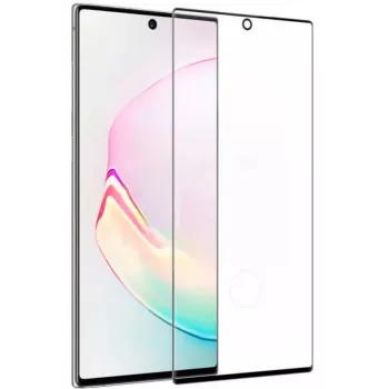 EVELATUS Samsung Galaxy Note 10 Clear Glass UV Screen Protector with Glue