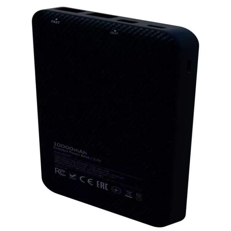 Evelatus Power Bank Wireless EPB05 10000 mAh Must