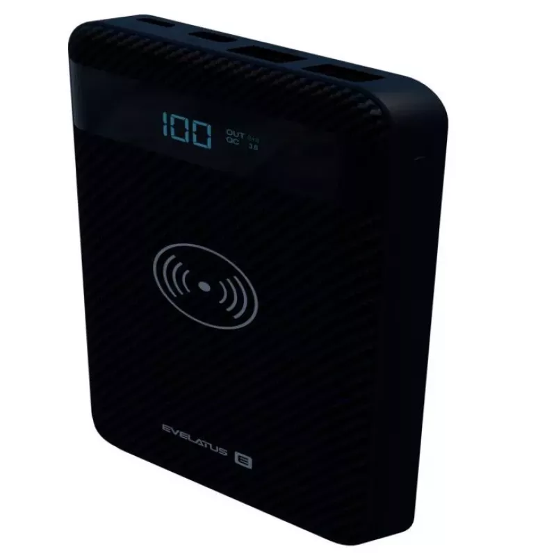 Evelatus Power Bank Wireless EPB05 10000 mAh Must