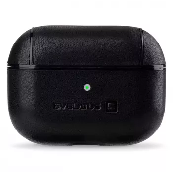 Evelatus Apple AirPods Pro Leather Protective Case Black