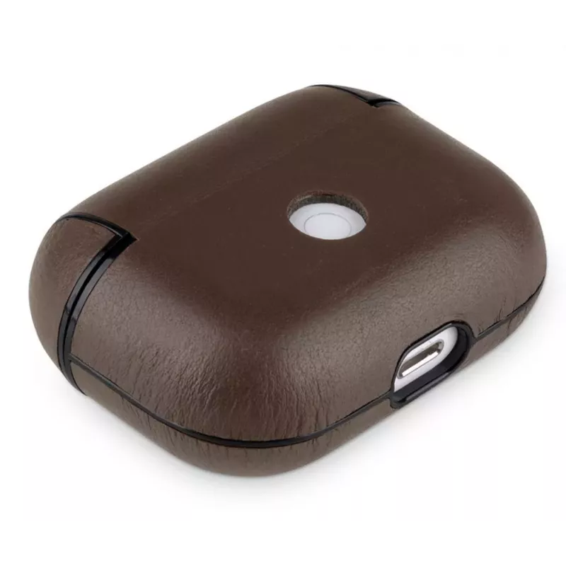 Evelatus Apple AirPods Pro Nahkne Kaitseümbris Pruun