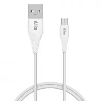 iLike Laadimiskaabel MicroUSB jaoks ICM01 Valge