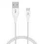 iLike Laadimiskaabel MicroUSB jaoks ICM01 Valge